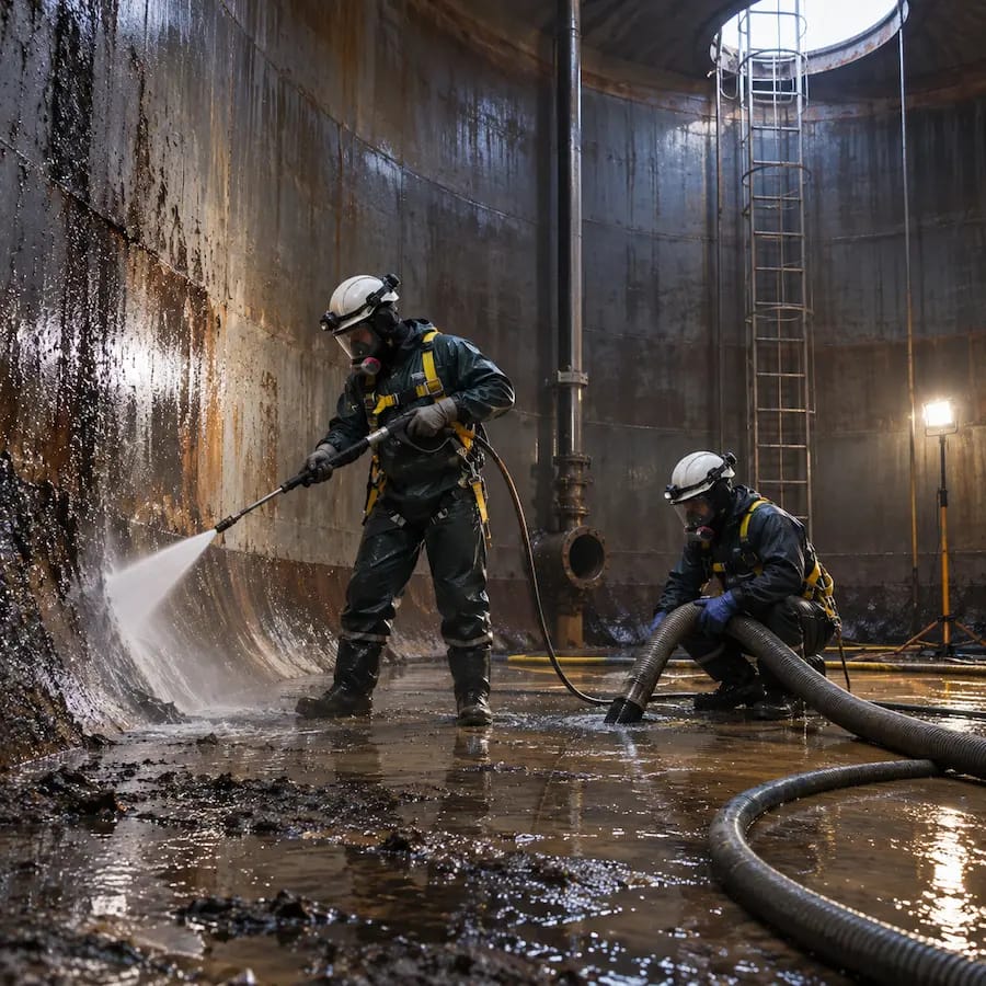 Pulizia interna cisterne gasolio a Blello | Linea Bonifiche Pulizia interna di una cisterna di gasolio. Servizio di bonifica disponibile a Blello.