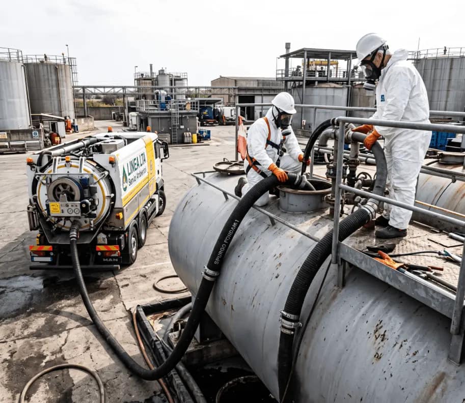 Attrezzatura bonifica cisterne gasolio - servizio a Blello | Linea Bonifiche Attrezzatura per la bonifica di una cisterna di gasolio. Servizio disponibile a Blello.